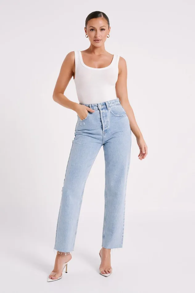 Women Meshki Tops Chandler Modal Tank Top 8211 White