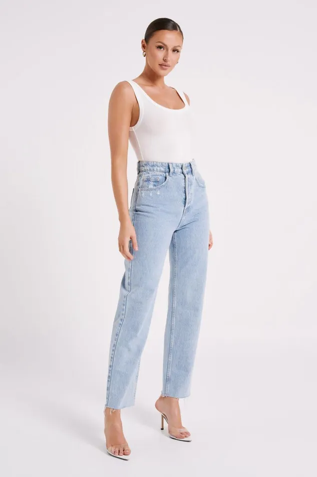 Women Meshki Tops Chandler Modal Tank Top 8211 White