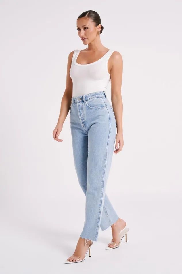 Women Meshki Tops Chandler Modal Tank Top 8211 White