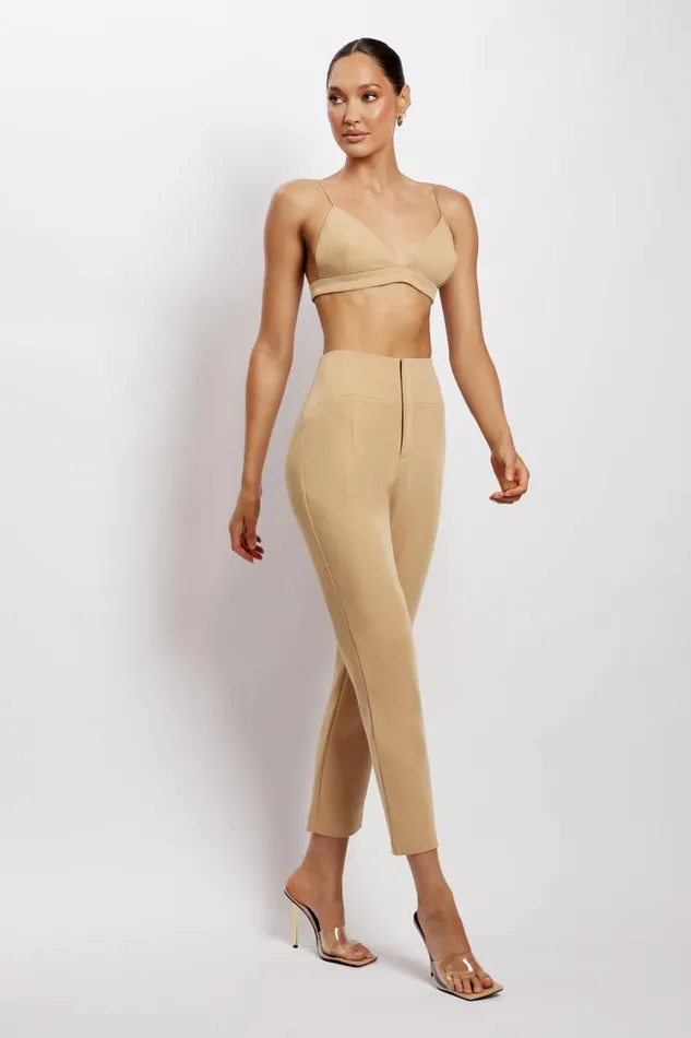 Women Meshki Tops Cynthia Triangle Bralette 8211 Camel Women Meshki Tops Cynthia Triangle Bralette 8211 Camel