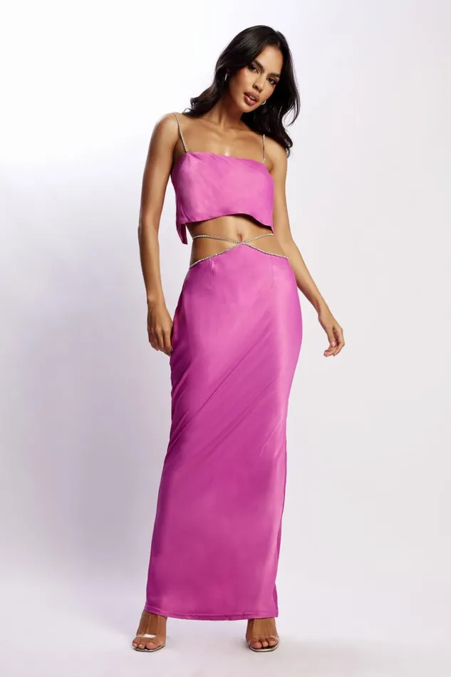 Women Meshki Tops Dayana Straight Cut Crop Top 8211 Purple Women Meshki Tops Dayana Straight Cut Crop Top 8211 Purple