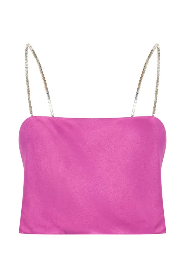 Women Meshki Tops Dayana Straight Cut Crop Top 8211 Purple Women Meshki Tops Dayana Straight Cut Crop Top 8211 Purple