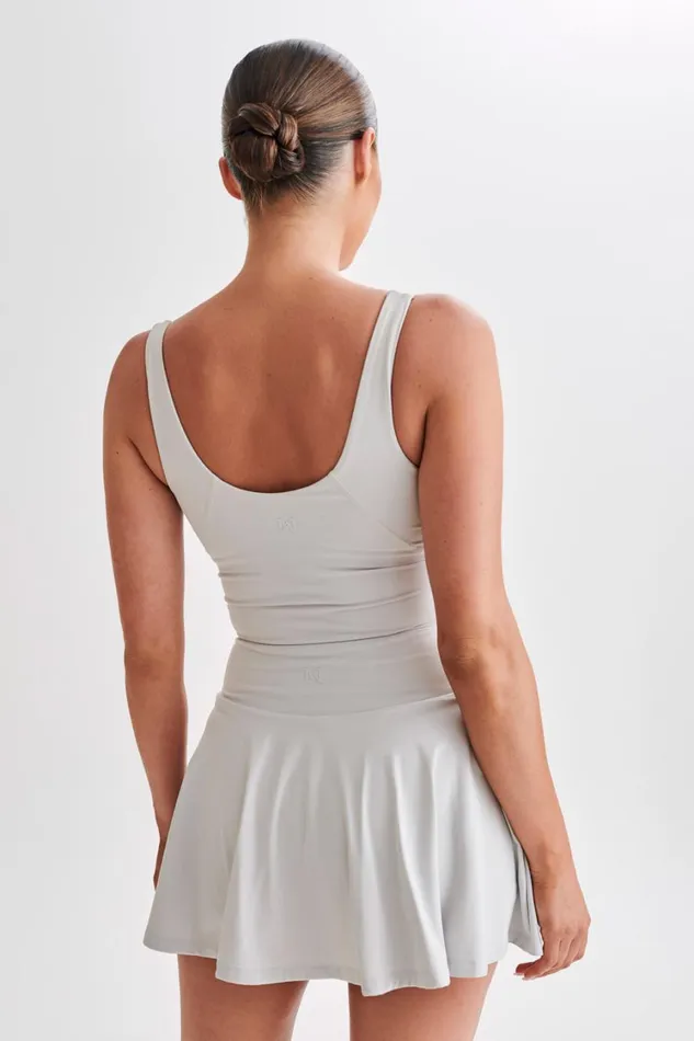 Women Meshki Tops Nadine Yoga Top 8211 Ice Grey