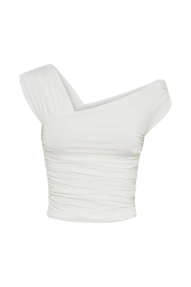 Women Meshki Tops Nicki Cut Out Sleeveless Top 8211 White