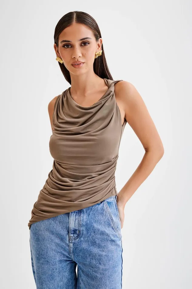 Women Meshki Tops Prianyka Slinky Sleeveless Top 8211 Coco