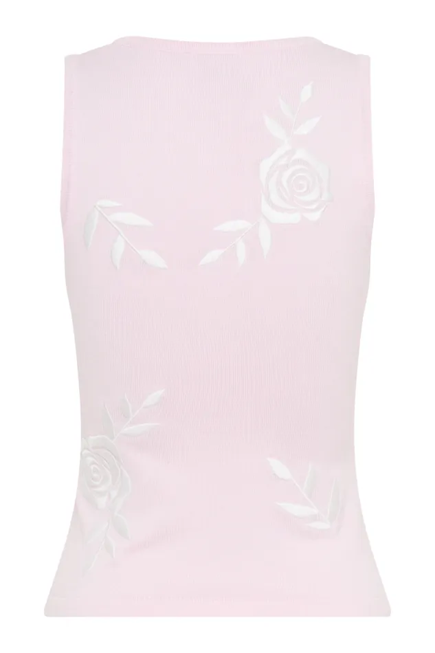 Women Meshki Tops Tallulah Rose Knit Top 8211 Fairy Floss Pink