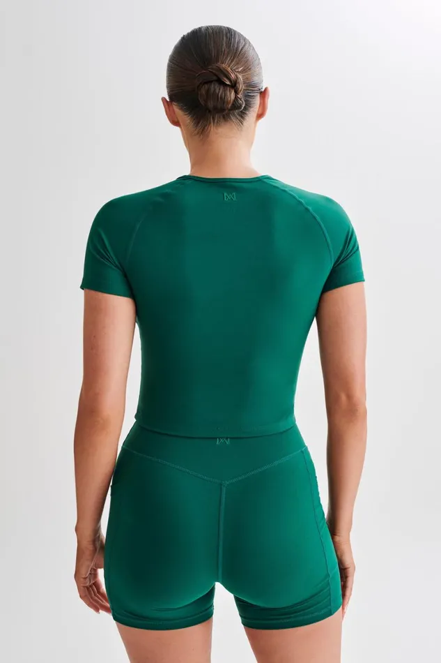 Women Meshki Tops Venus Short Sleeve Top 8211 Green