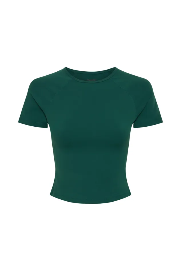 Women Meshki Tops Venus Short Sleeve Top 8211 Green