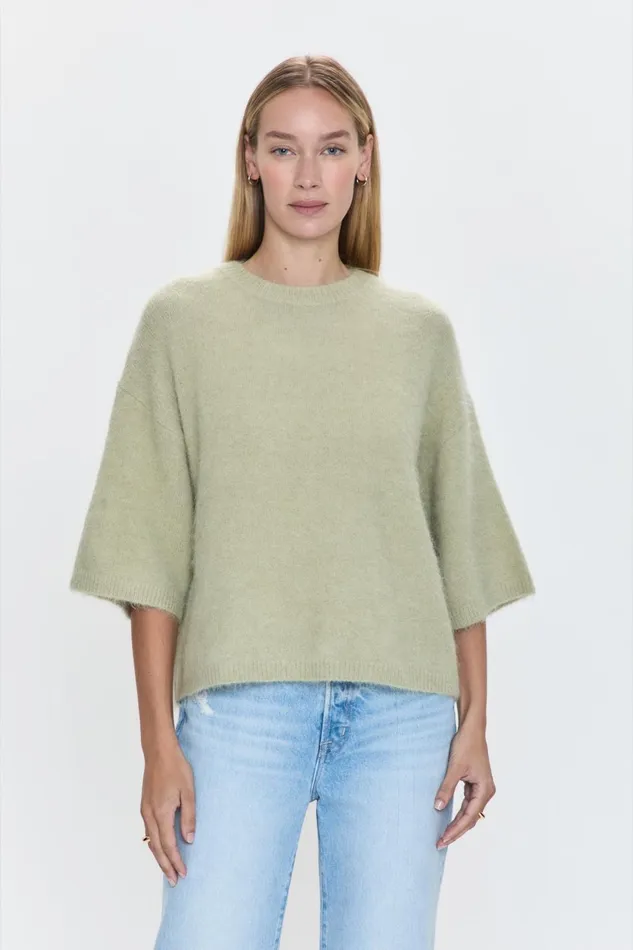 Women Micah Sweater Tee 8211 Pistachio Pistola Denim Sweaters and Knits