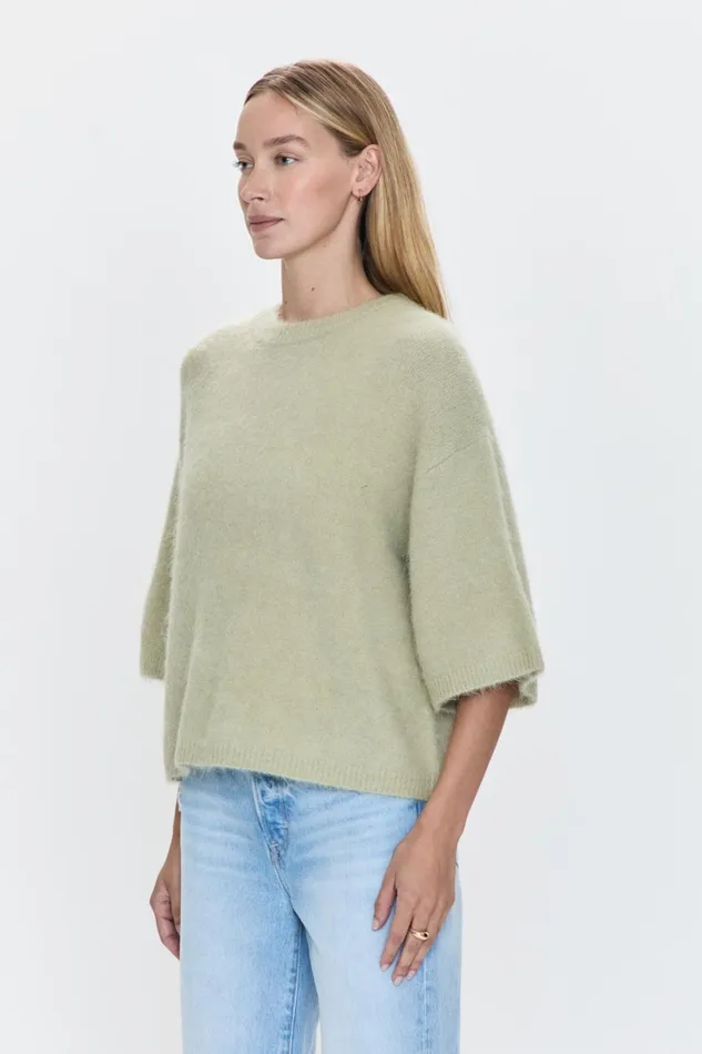 Women Micah Sweater Tee 8211 Pistachio Pistola Denim Sweaters and Knits