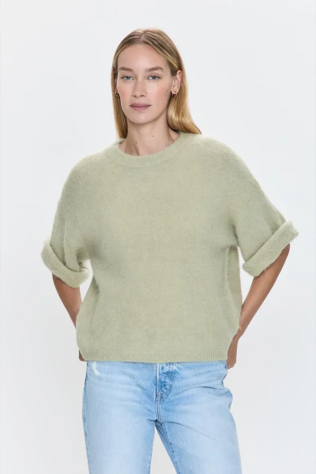 Women Micah Sweater Tee 8211 Pistachio Pistola Denim Sweaters and Knits