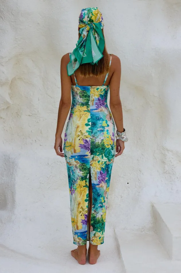 Women Midi Dresses Runaway The Label DEIA MIDI DRESS Esme Print