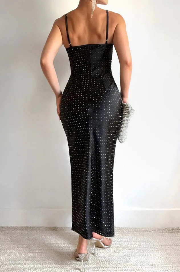 Women Midi Dresses Runaway The Label KALINA MIDI DRESS Black