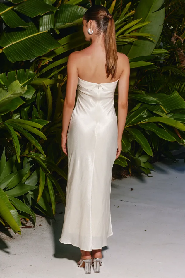 Women Midi Dresses Runaway The Label Leila Slip Dress Champagne Women Midi Dresses Runaway The Label Leila Slip Dress Champagne