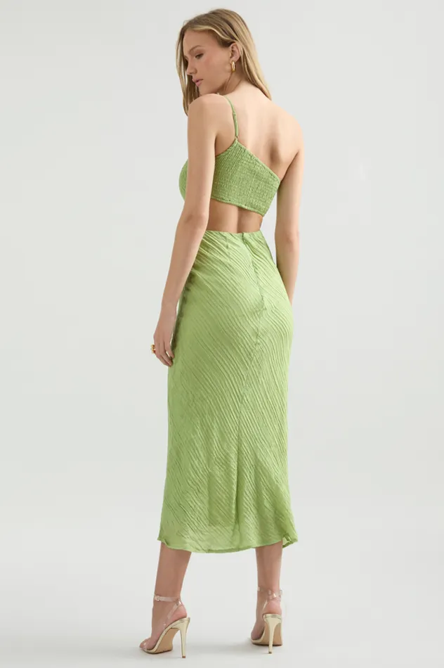 Women Midi Dresses Runaway The Label Norah Midi Dress Apple Women Midi Dresses Runaway The Label Norah Midi Dress Apple