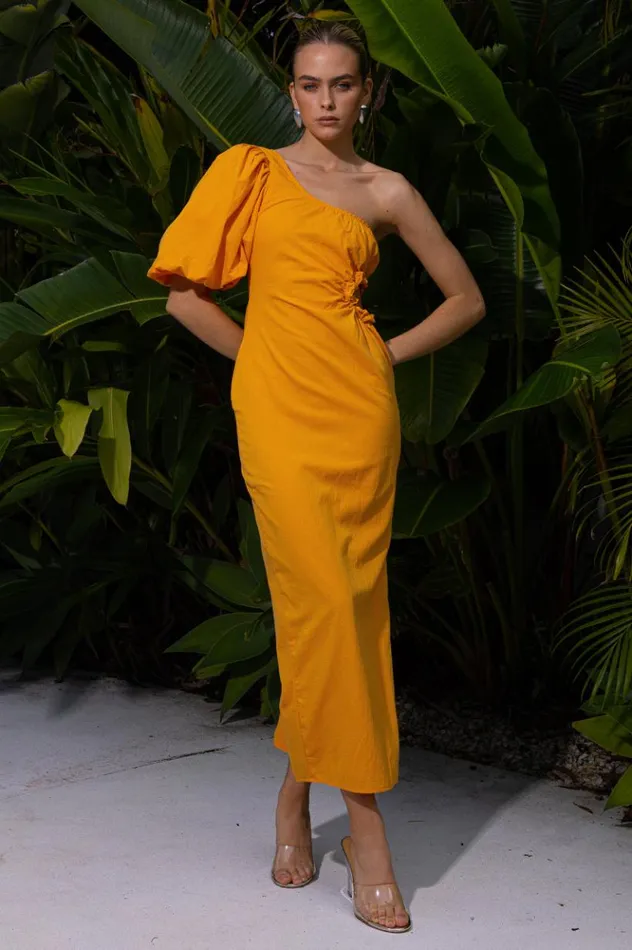 Women Midi Dresses Runaway The Label SIDONIE MIDI DRESS Mango