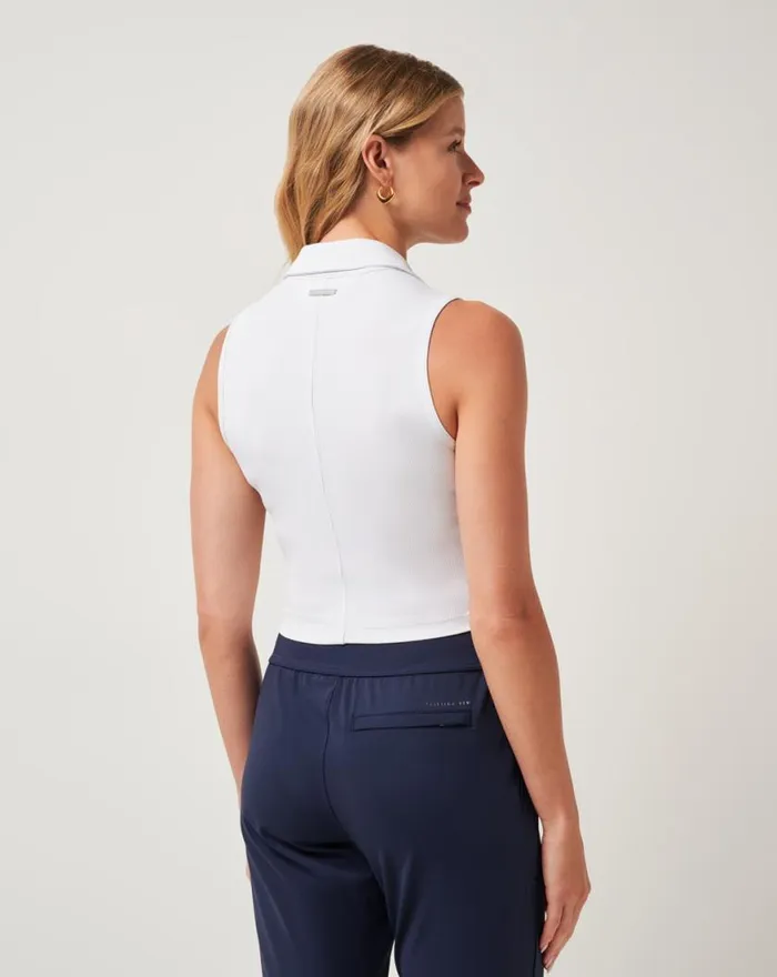 Women MIDLINE MOVEKNIT POLO White TravisMathew Polos