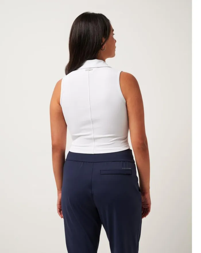 Women MIDLINE MOVEKNIT POLO White TravisMathew Polos