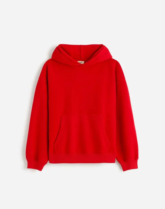 Women Midweight Hoodie Sweatshirt Bright Cherry Madewell Loungewear