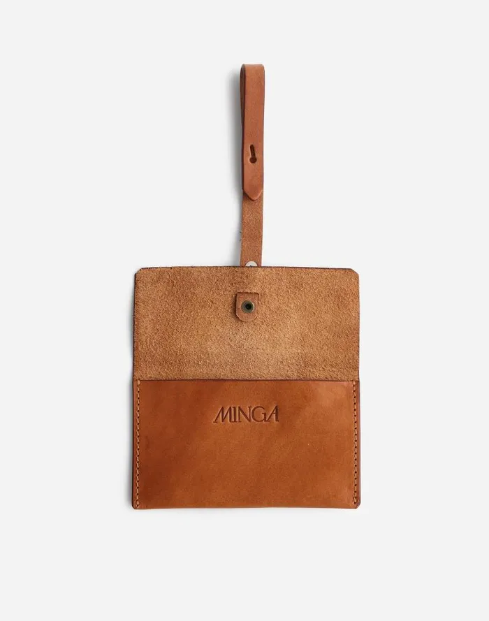 Women MINGA Leather Wrap Wallet Honey Madewell Pouches and Wallets