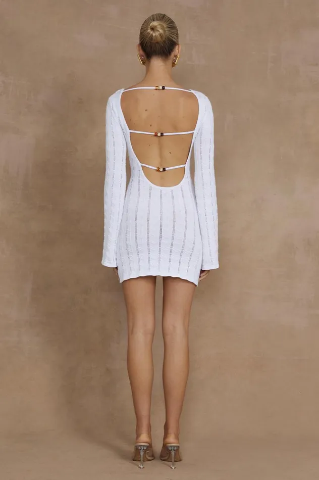 Women Mini Dresses Runaway The Label MONTARO MINI DRESS White