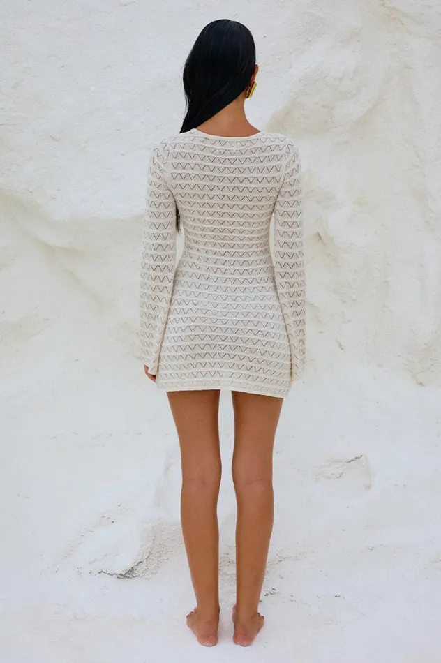 Women Mini Dresses Runaway The Label NYA MINI DRESS Ivory