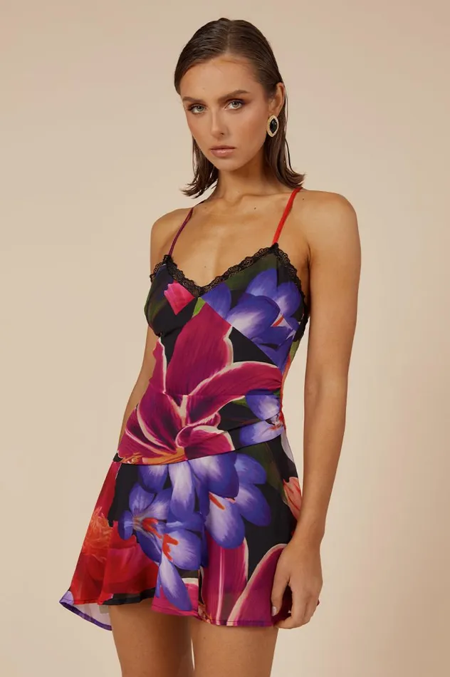 Women Mini Dresses Runaway The Label SURREY MINI DRESS Maeve Print