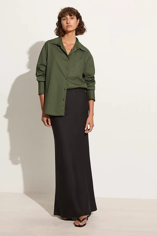 Women Mirabella Shirt Pine 8211 Final Sale Faithfull The Brand Tops