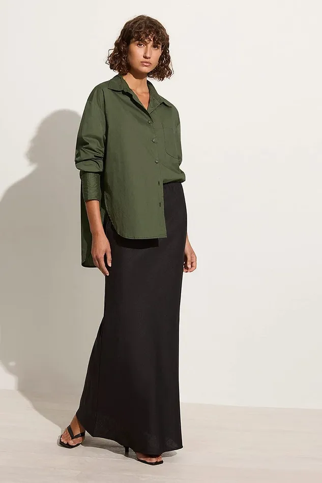 Women Mirabella Shirt Pine 8211 Final Sale Faithfull The Brand Tops Women Mirabella Shirt Pine 8211 Final Sale Faithfull The Brand Tops
