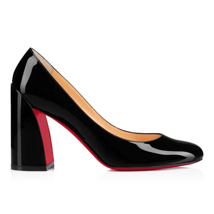 Women Miss Sab 85 Mm Pumps 8211 Patent Calf Leather 8211 Black Black Christian Louboutin Pumps