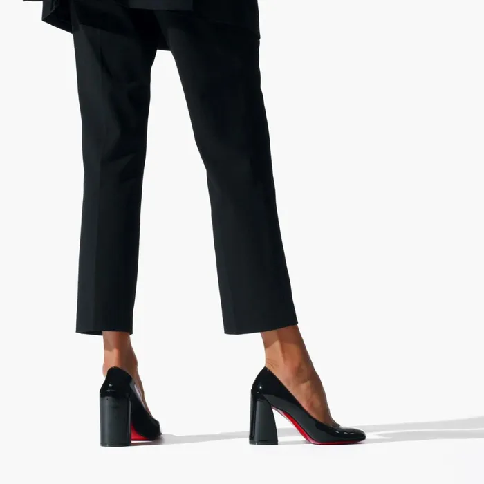 Women Miss Sab 85 Mm Pumps 8211 Patent Calf Leather 8211 Black Black Christian Louboutin Pumps