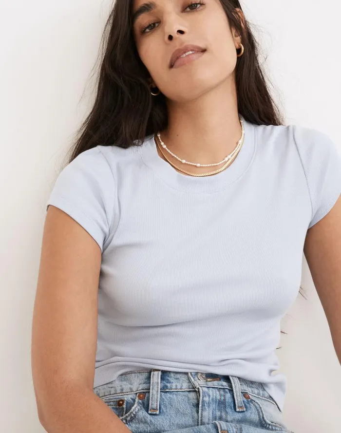 Women Mixed Pearl Beaded Choker Necklace Freshwater Pearl Madewell Jewelry