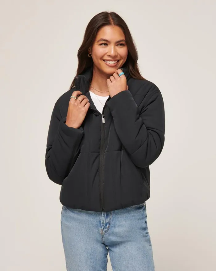 Women MONT BLANC 30 Black TravisMathew Jackets