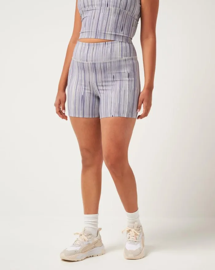 Women MOVEKNIT BONDED SHORT Indigo Multi TravisMathew Shorts