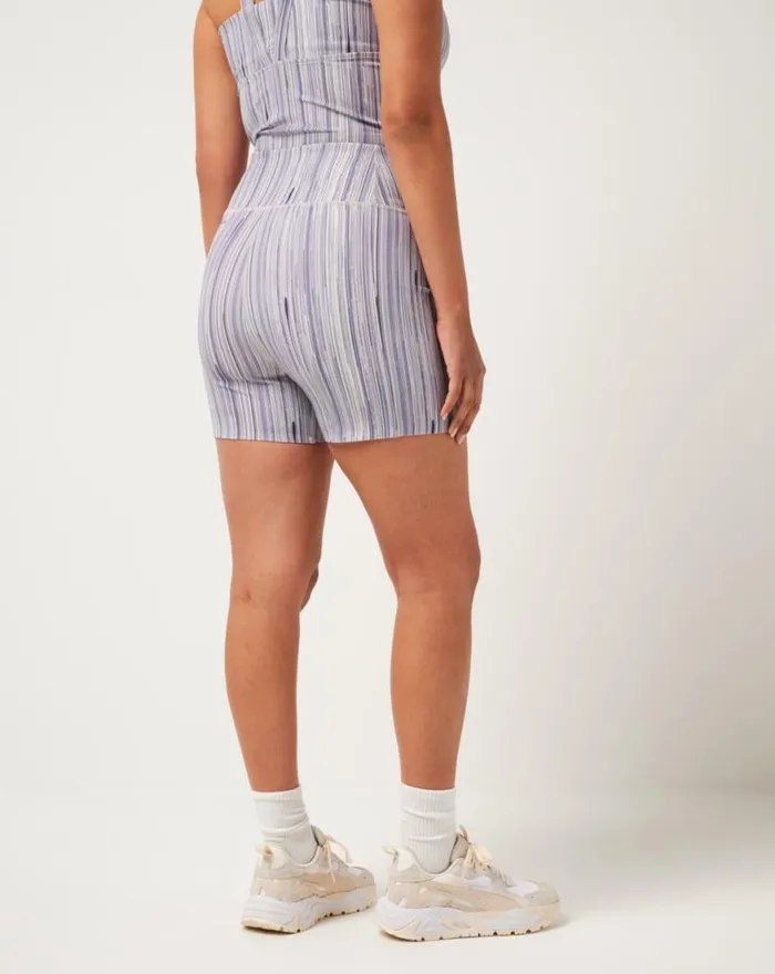 Women MOVEKNIT BONDED SHORT Indigo Multi TravisMathew Shorts