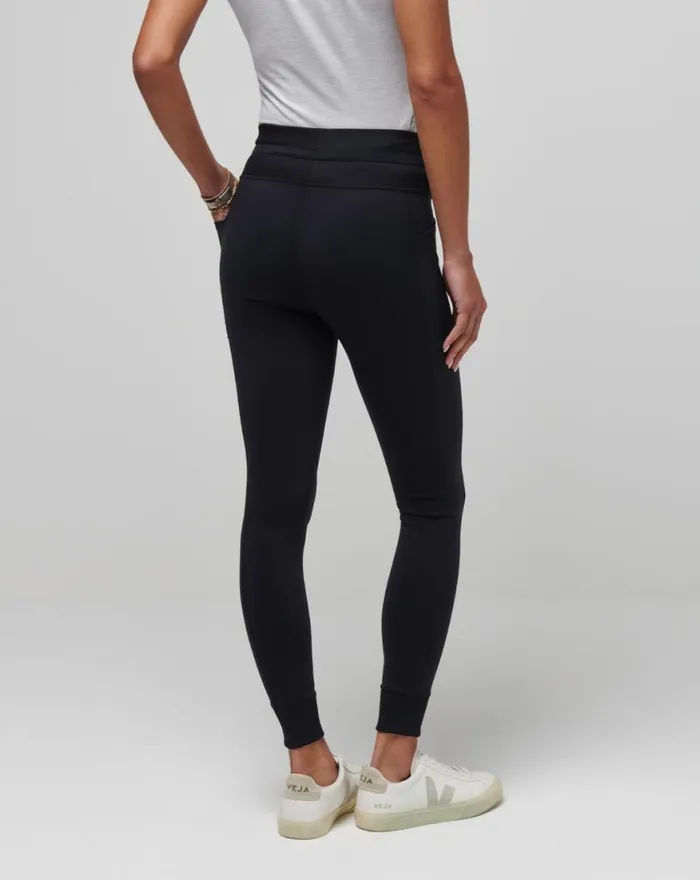 Women MOVEKNIT TIE LEGGING Black TravisMathew Leggings