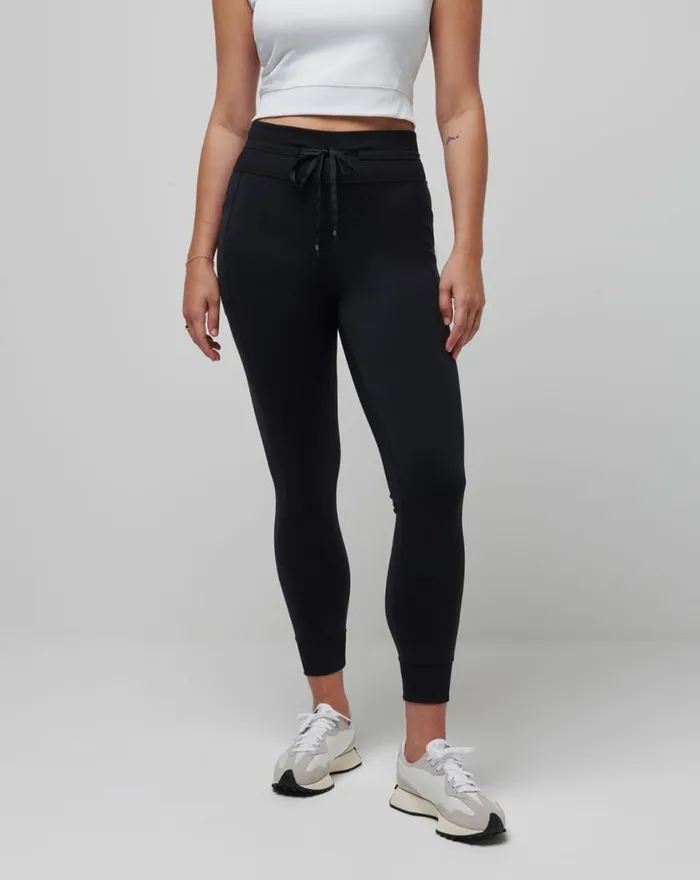Women MOVEKNIT TIE LEGGING Black TravisMathew Leggings