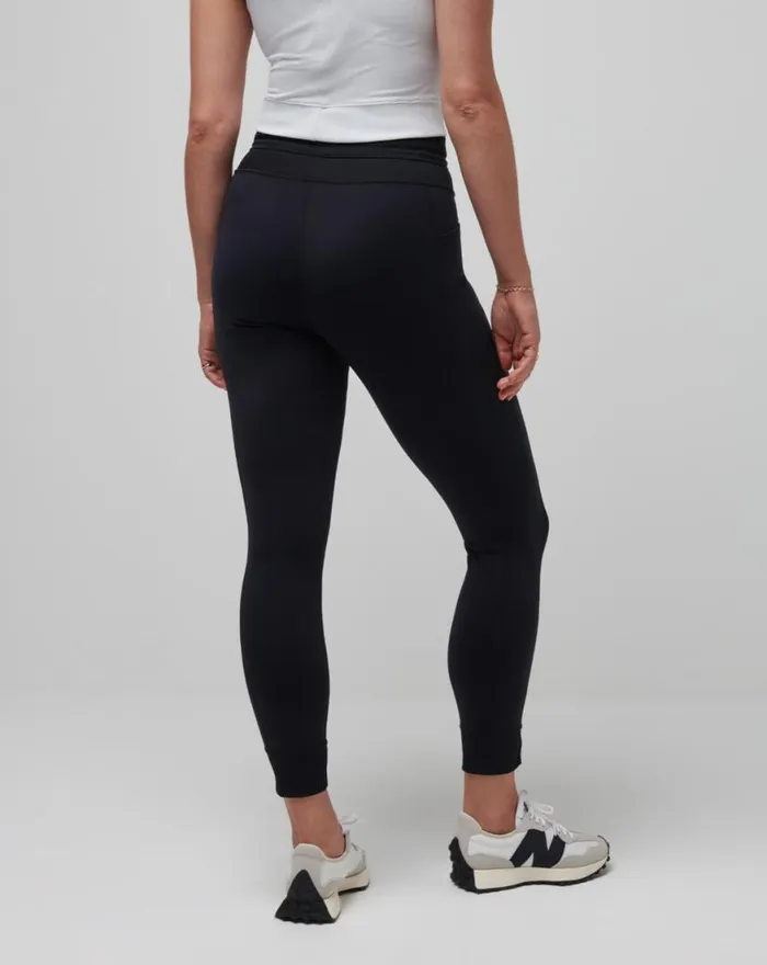 Women MOVEKNIT TIE LEGGING Black TravisMathew Leggings