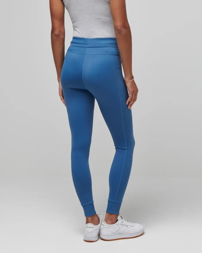 Women MOVEKNIT TIE LEGGING Moonlight Blue TravisMathew Leggings