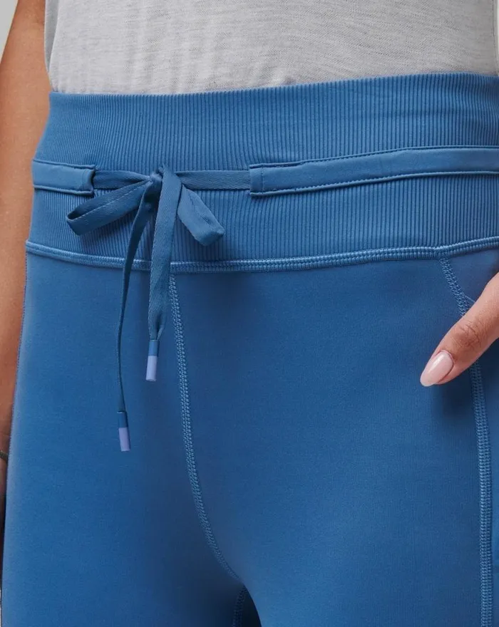 Women MOVEKNIT TIE LEGGING Moonlight Blue TravisMathew Leggings