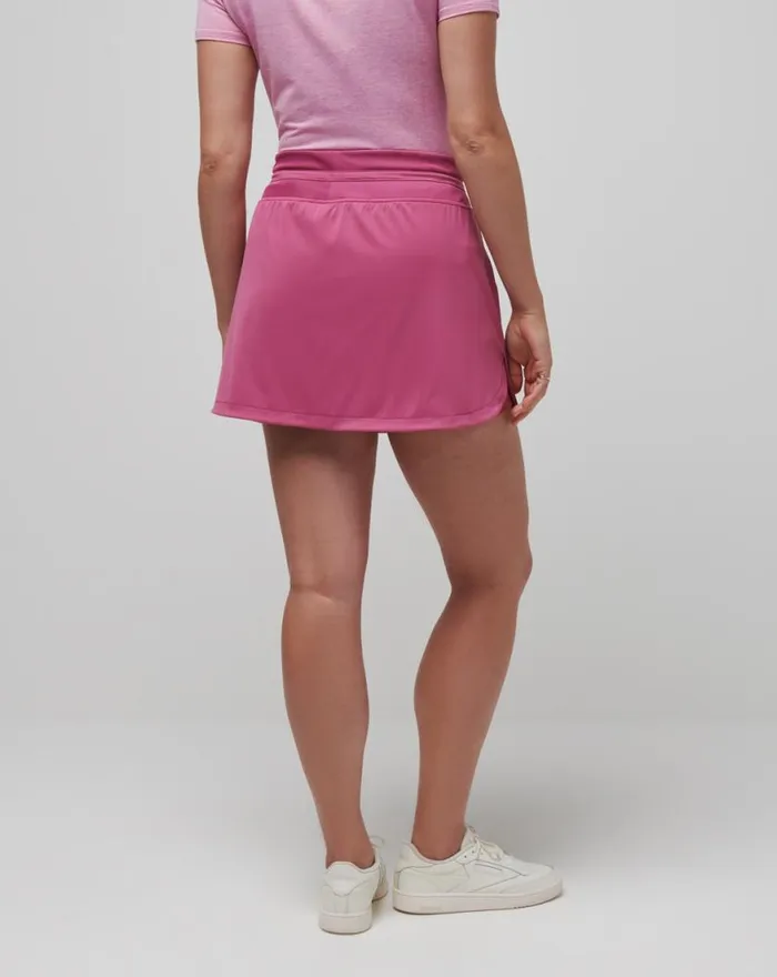 Women MOVEKNIT TIE SKORT Red Violet TravisMathew Skorts and Skirts