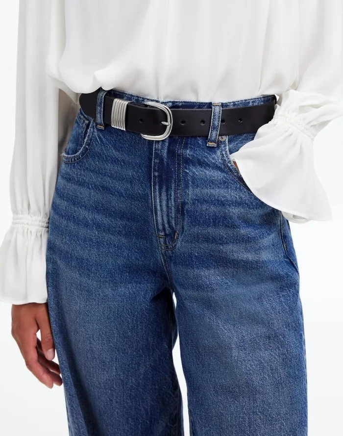Women MultiKeeper Belt True Black Madewell Belts