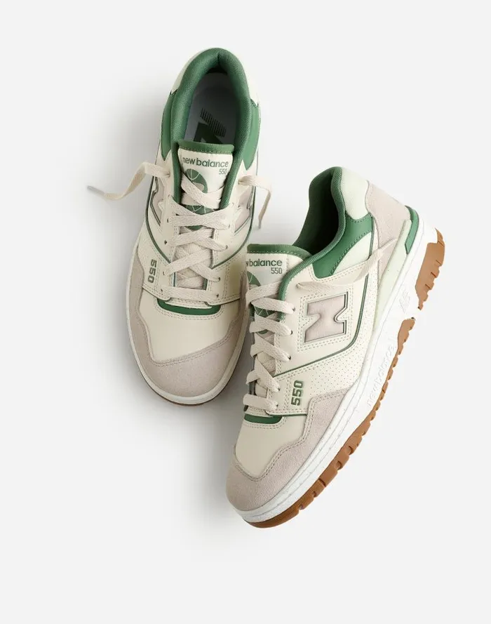 Women New Balance 550 Sneakers Linen Madewell Sneakers
