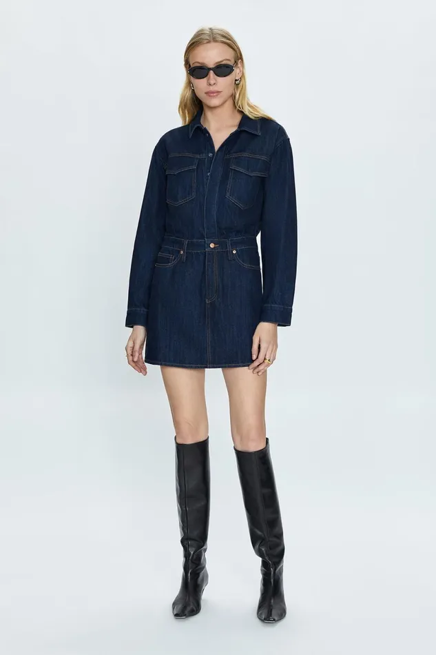 Women Nina Mini Dress 8211 Iggy Pistola Denim Dresses