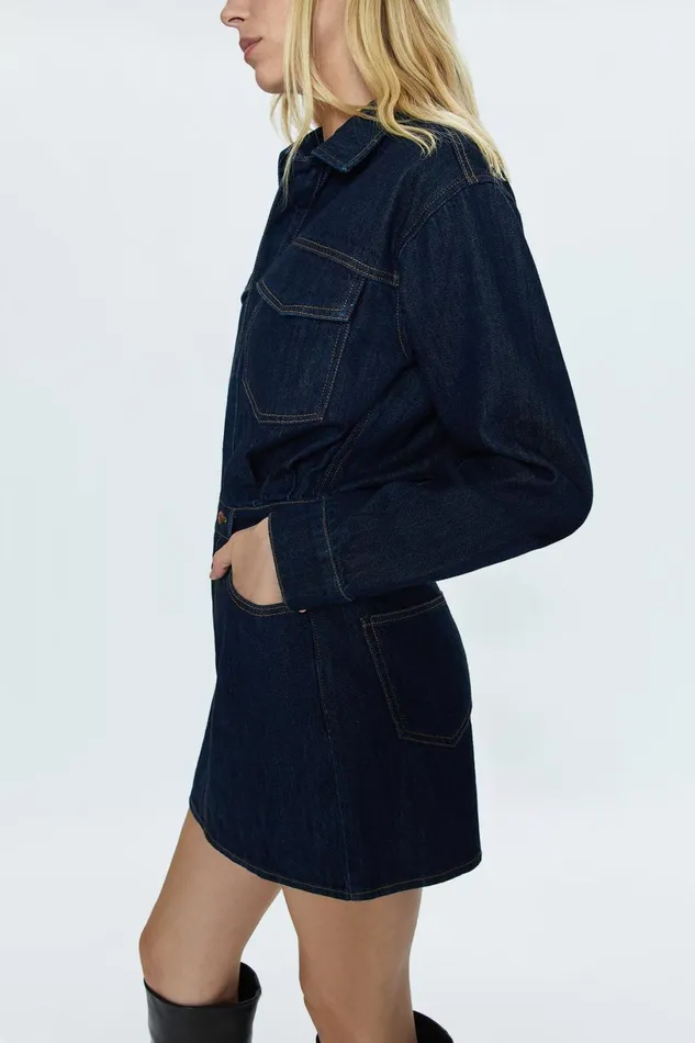 Women Nina Mini Dress 8211 Iggy Pistola Denim Dresses