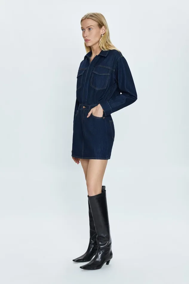 Women Nina Mini Dress 8211 Iggy Pistola Denim Dresses