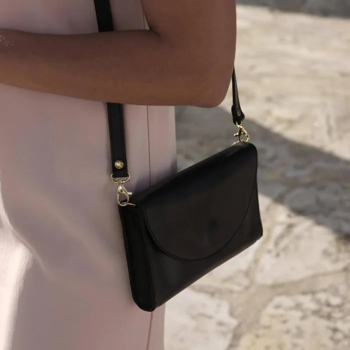 Women Nisolo Bags and Wallets Cleo Convertible Crossbody Black