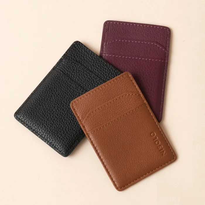 Women Nisolo Bags and Wallets Nico Card Case Wallet Caramel