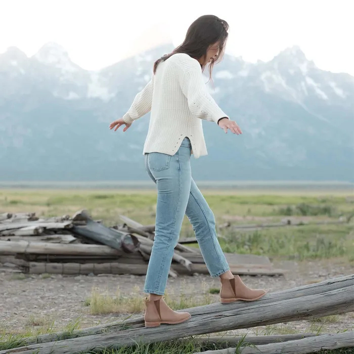 Women Nisolo Boots Eva Everyday Chelsea Boot Almond