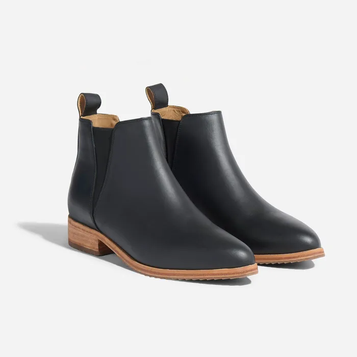 Women Nisolo Boots Eva Everyday Chelsea Boot Black